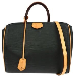 Louis Vuitton Black Epi Doc PM 2-way Handbag